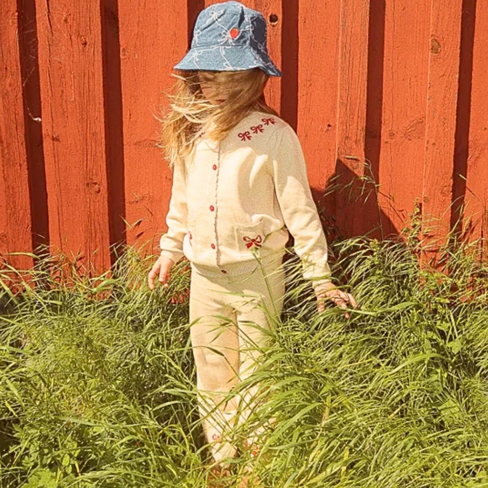 Floess Rosie Cardigan, Warm Cotton Tear Resistant Weave