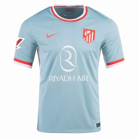 Ergonomic Articulated Sleeve Tight Knit Nike Atletico Madrid Away Jersey w/ La Liga Patch 24/25 (Cannon/Phantom/Light Crimson)