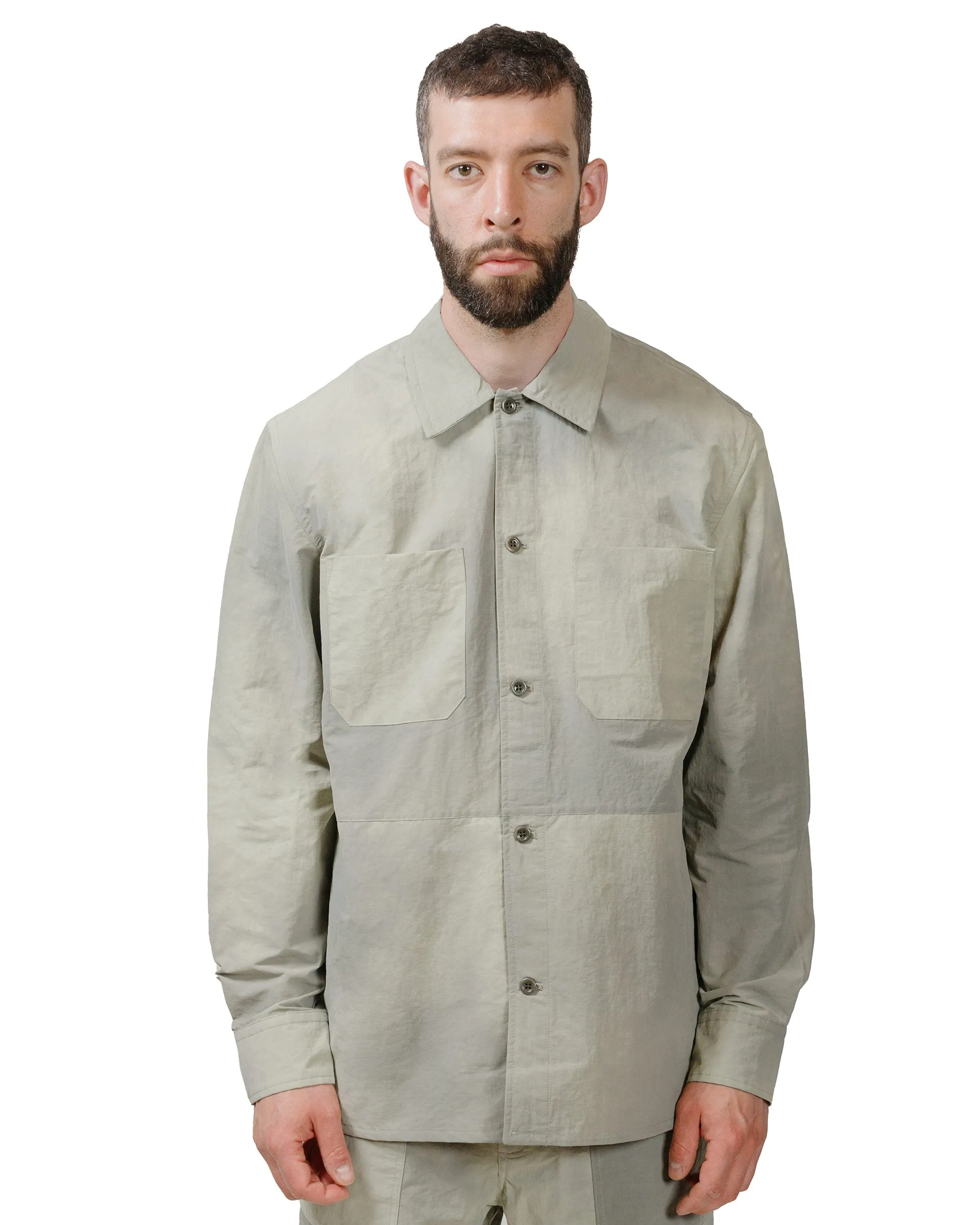 Norse Projects Ulrik Wave Dye Overshirt Clay Wrinkle Free Care Advanced Moisture Management
