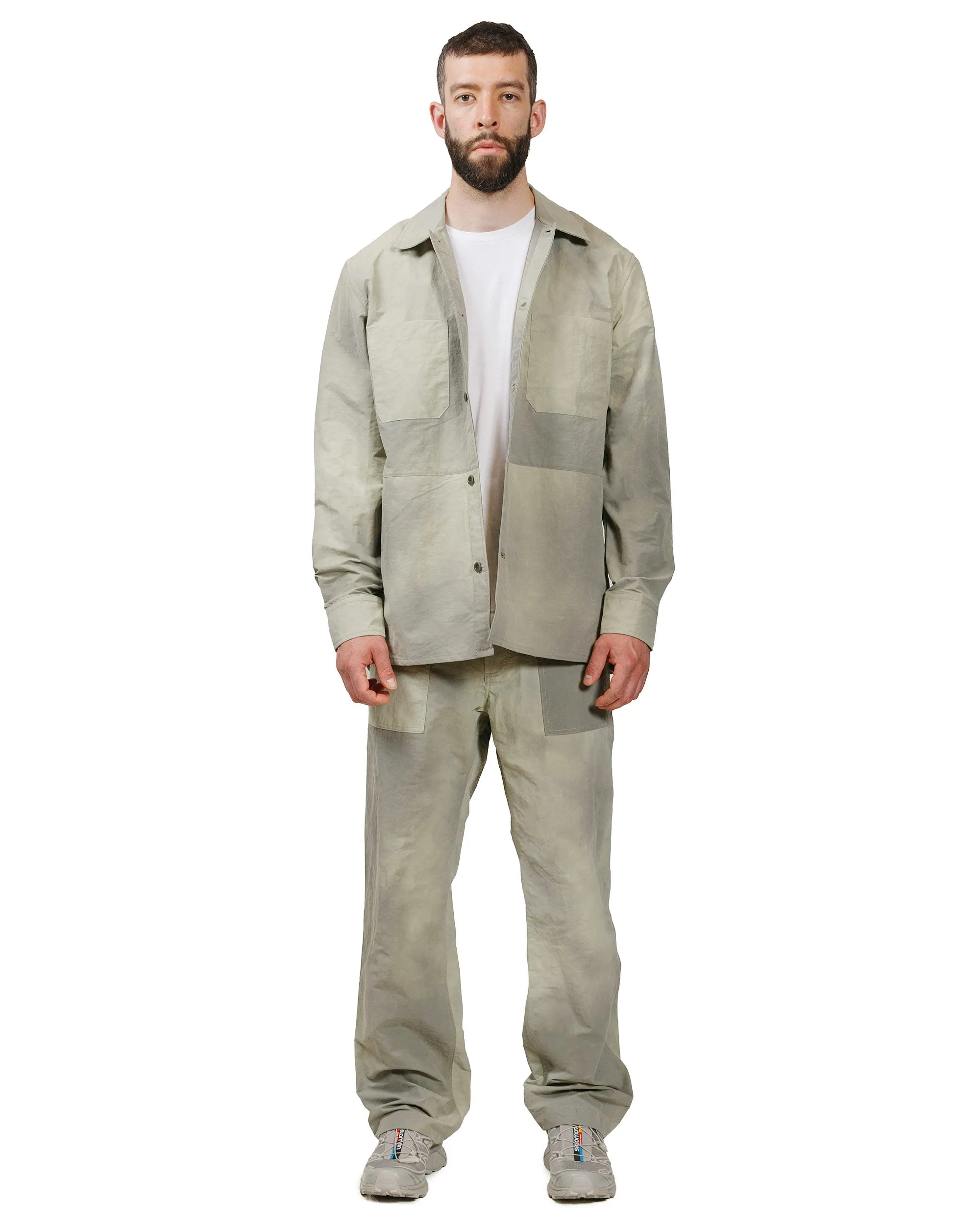 Norse Projects Ulrik Wave Dye Overshirt Clay Reinforced Hems Workwear Ready