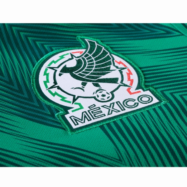 adidas Mexico Santi Gimenez Stadium Home Jersey w/ Gold Cup Patches 22/23 (Vivid Green) Natural Feel