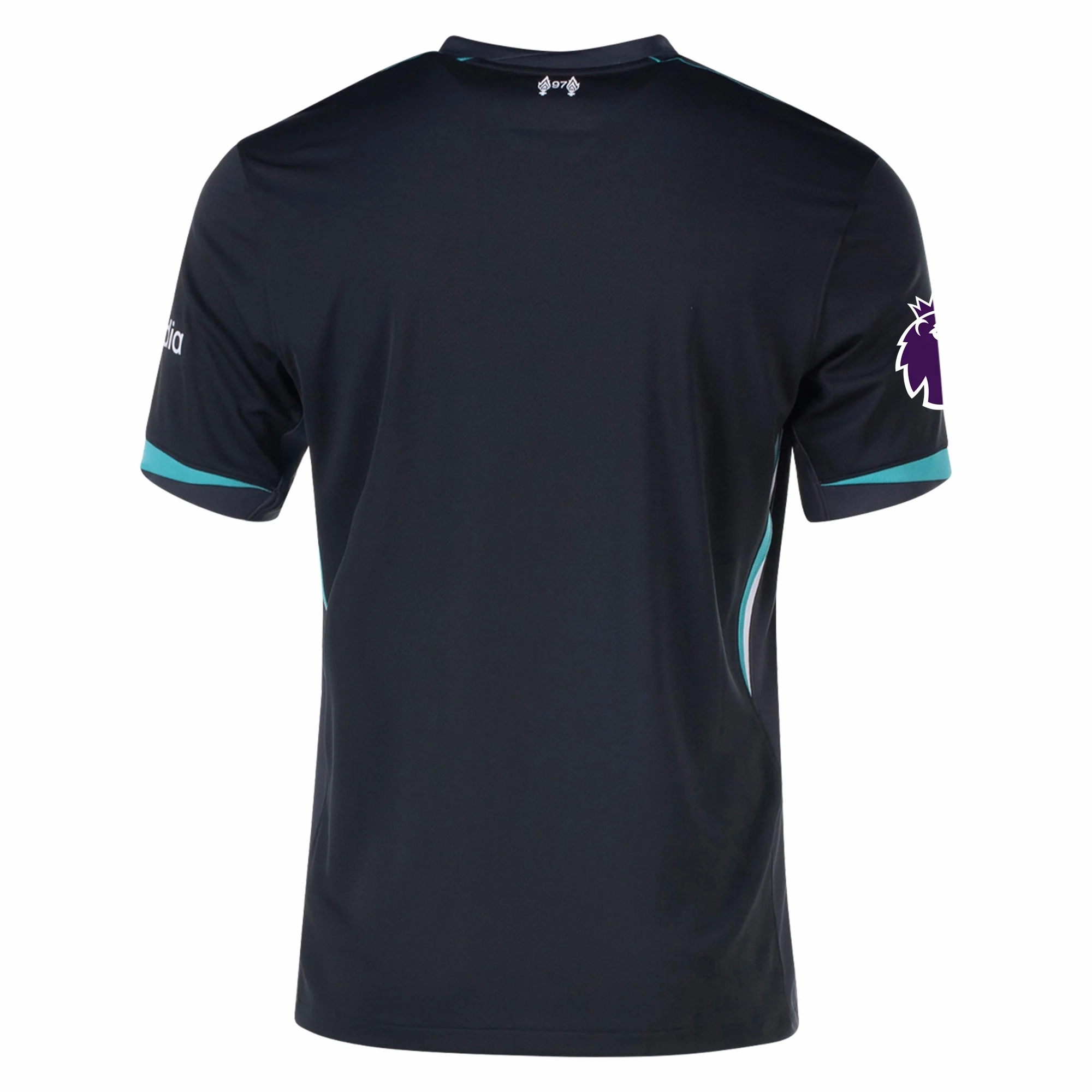 Nike Liverpool Away Jersey w/ EPL Patch 24/25 (Night Forest/Washed Teal) Low Profile Stitching