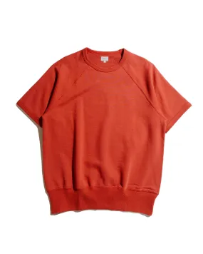 The Real McCoy??s MC24120 9 Oz. Loopwheel S/S Sweatshirt Cherry Trendy Streetwear