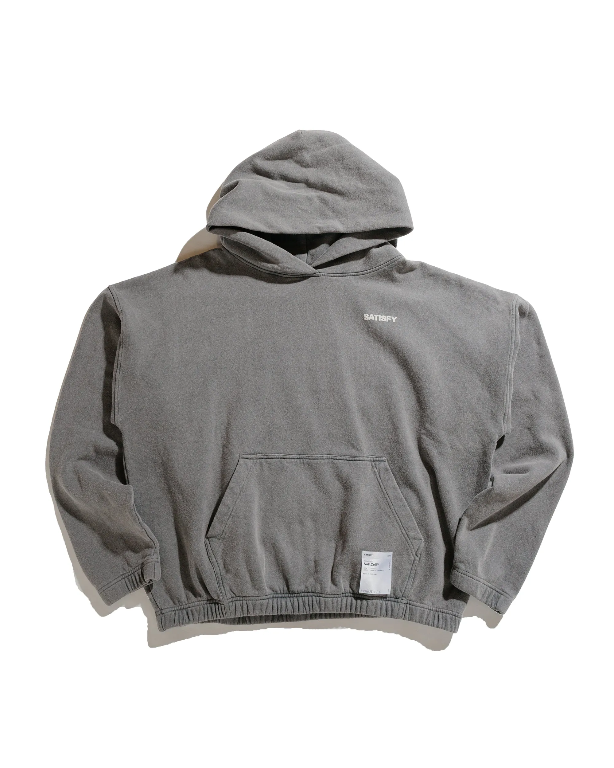 SATISFY SoftCell Hoodie Aged Grey Water-Repellent Finish