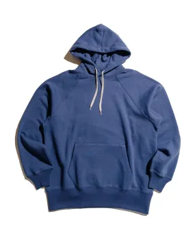 The Real McCoy??s MC24118 9 Oz. Loopwheel Raglan Hooded Sweatshirt MQ Navy Brunch Style