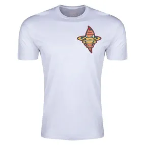 Recycled Polyester Blend Non Toxic Materials LA Galaxy Cyclone Retro Hooligan T-Shirt
