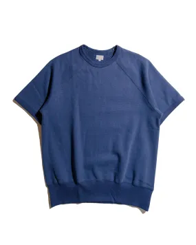 The Real McCoy??s MC24120 9 Oz. Loopwheel S/S Sweatshirt MQ Navy product customization Stylish Layer