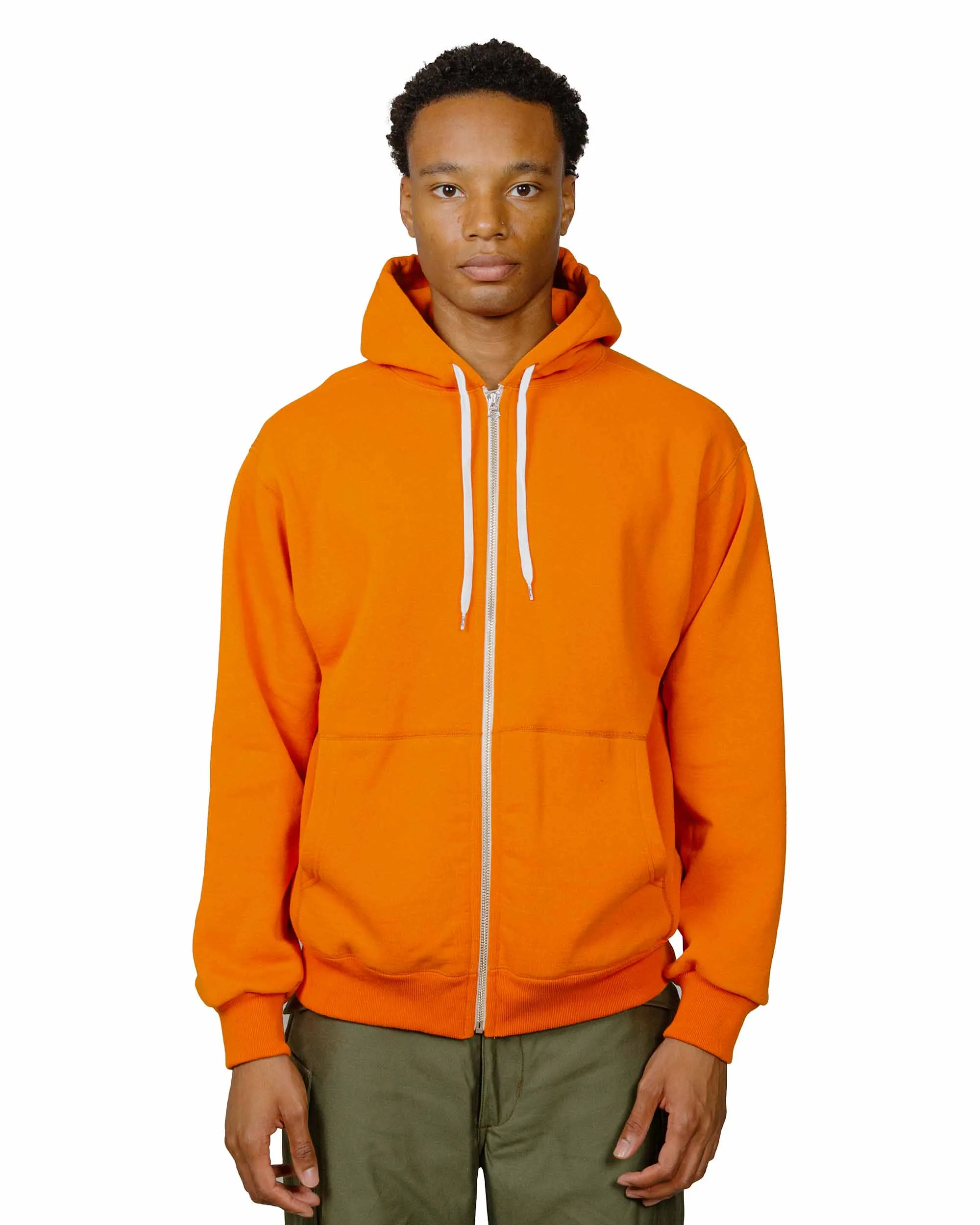 The Real McCoy's BC23101 Buco F/Z Parka Sweatshirt Orange pattern trend