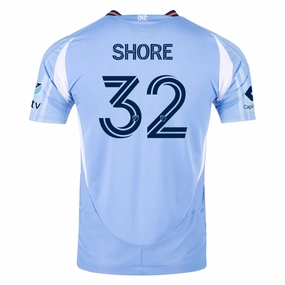 Motion Line Multiaxial Compression Zones adidas Jonathan Shore New York City FC Authentic Home Jersey 25/26 w/ MLS Patches (Bahia Light Blue)