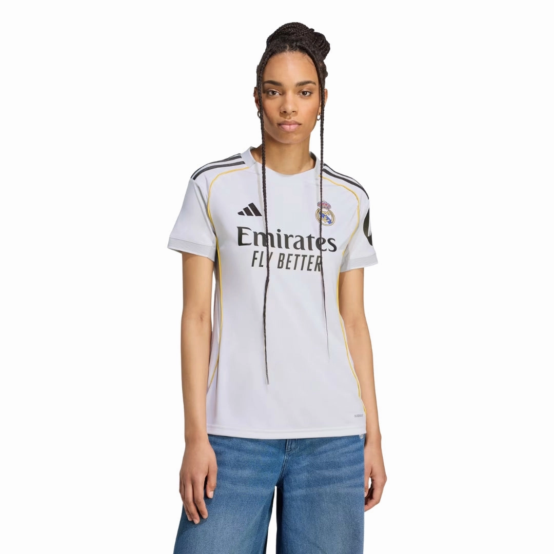 adidas Women's Real Madrid 25/26 Home Jersey (White) Team Vibe