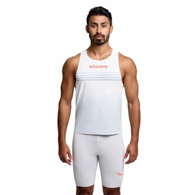 Mens Saucony Endorphin Singlet High-Quality Cotton