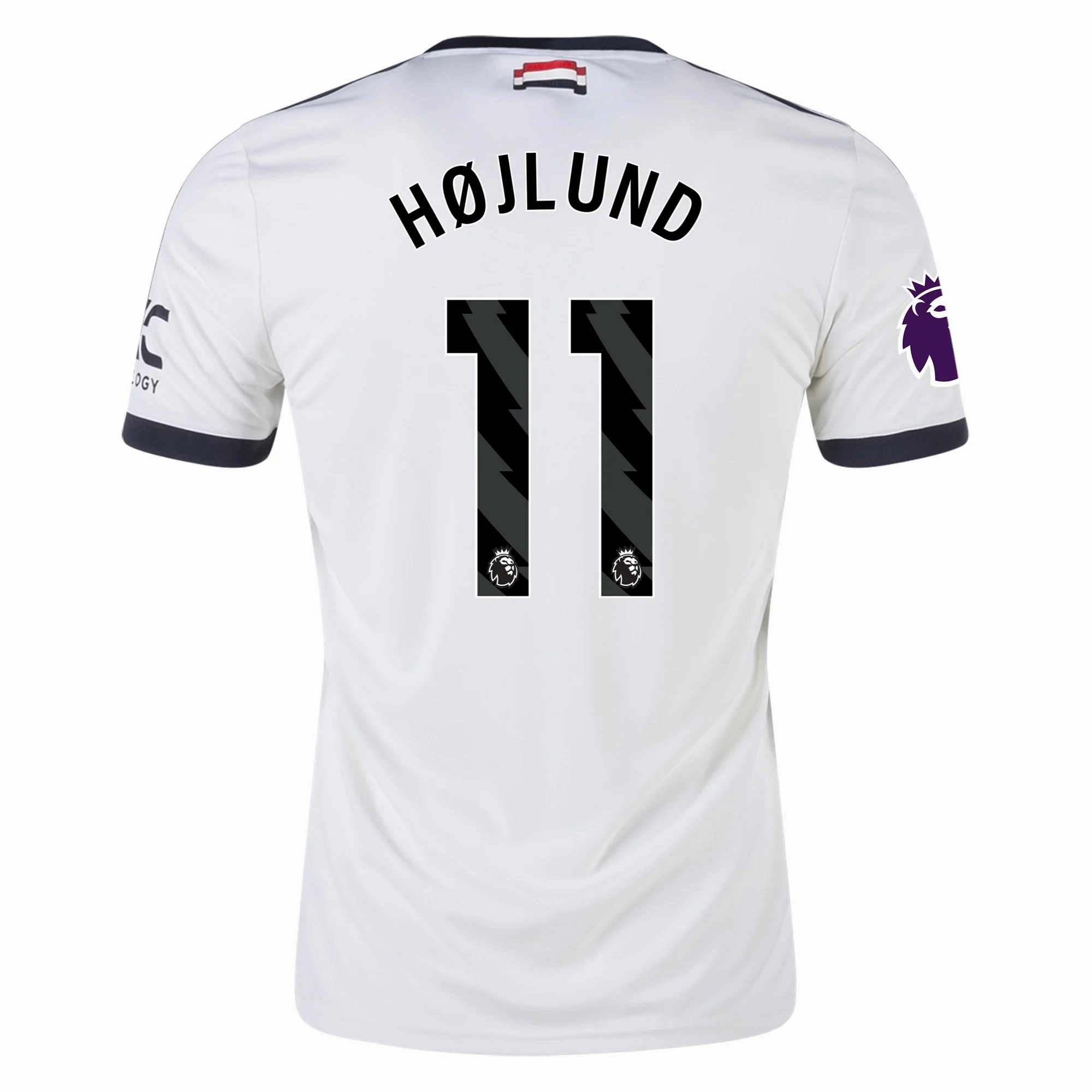 Dynamic Performance adidas Manchester United Rasmus H?jlund Third Jersey w/ EPL Patch 24/25 (Off White)