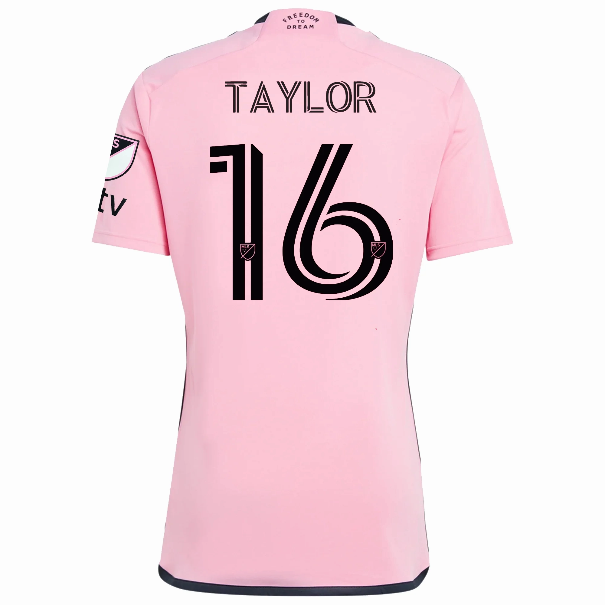 adidas Inter Miami Robert Taylor Royal Caribbean Home Jersey w/ MLS   Apple TV Patches 24/25 (Easy Pink) Energy Gear