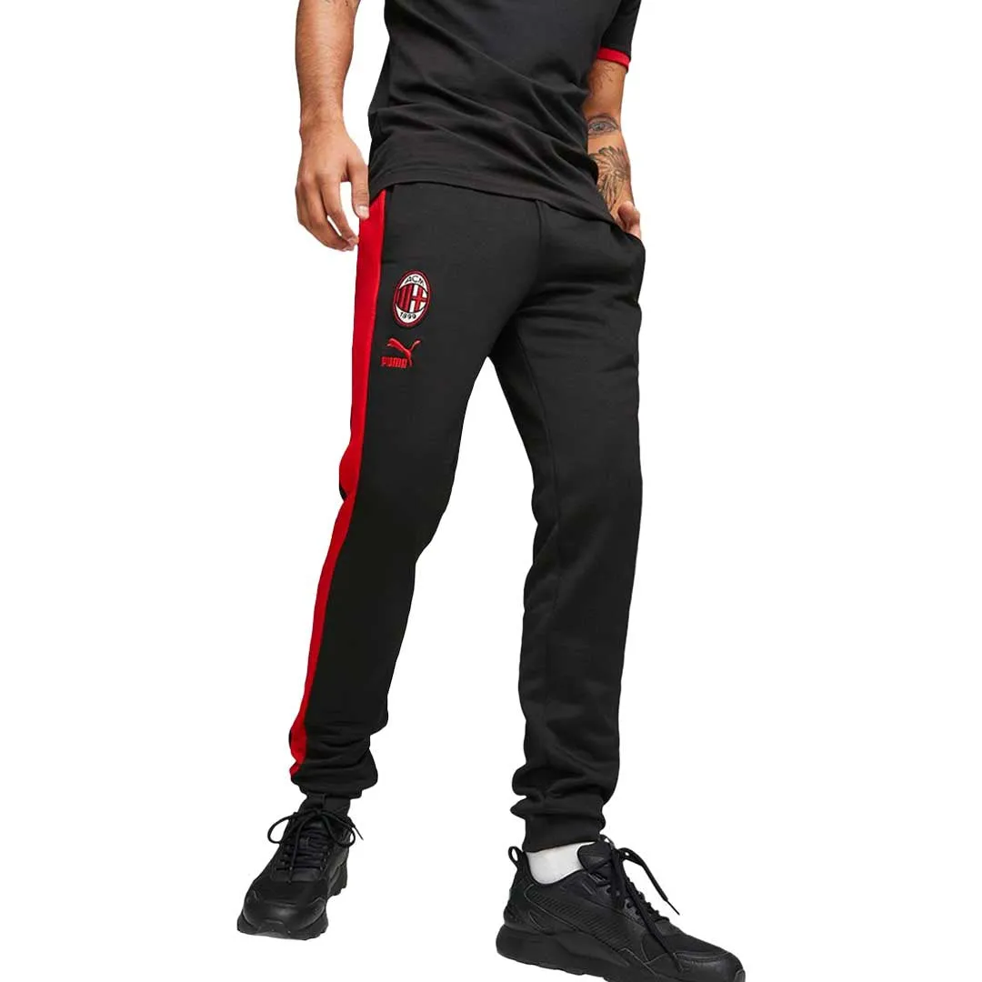 Durable Performance Puma - Men's AC Milan Football Heritage T7 Track Pant (769351 01)