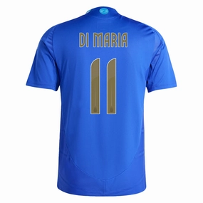 adidas Argentina Authentic Angel Di Maria Away Jersey 24/25 (Lucid Blue/Blue Burst) Street Fashion