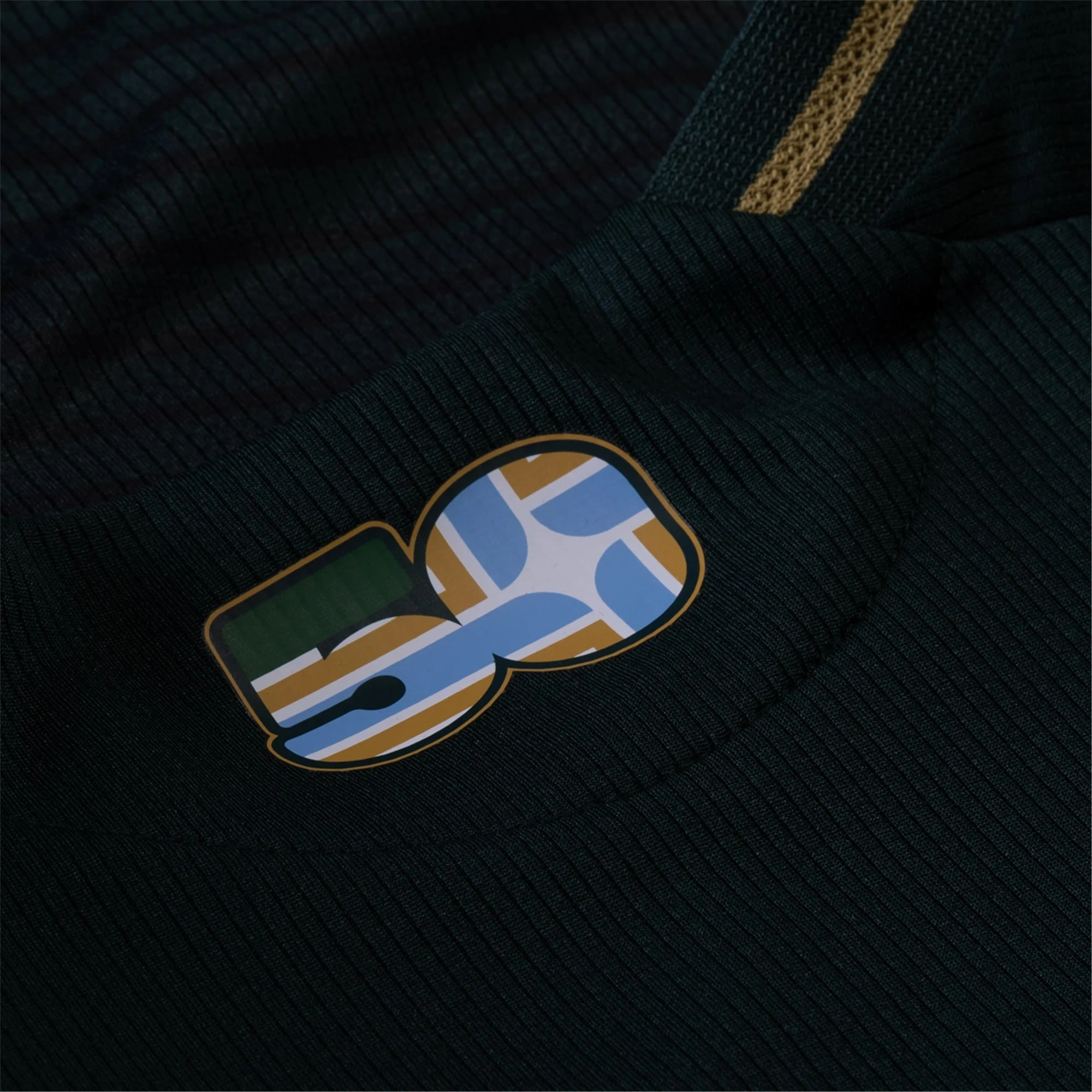 Easy Flow Bonded Stitch Details adidas James Pantemis Portland Timbers Authentic Home Jersey w/ MLS & Apple Patch 25/26 (Green/Gold)