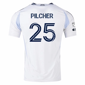 Fit For Action adidas San Diego FC Authentic Ian Pilcher Away Jersey 25/26 w/ MLS & Apple Patch (White)
