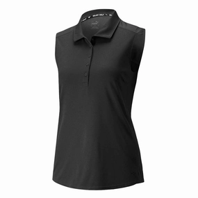 Puma - Women's Gamer Sleeveless Polo (532990 02) Vivid Pattern Circular Knit Body Mapping
