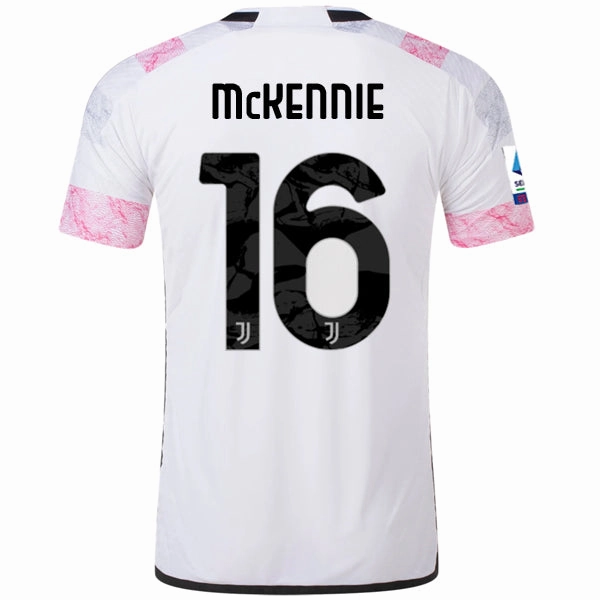 Sporty Feel adidas Juventus Weston Mckennie Away Jersey w/ Serie A 23/24 (White)