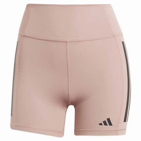 Women's Optime 3-Stripes 1/4 4 Inch Bike Shorts Non Binding Leg Openings