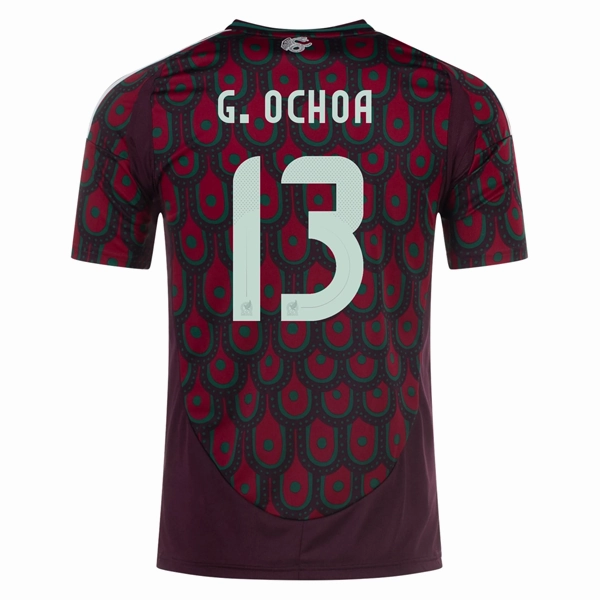 Mesh Panel Adidas Mens Mexico Guillermo Ochoa Home Jersey 24/25 (Multicolor)