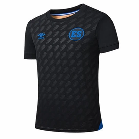 Non Chafing Seam Placement Antibacterial Fiber Blend Umbro EL Salvador 25/26 Third Jersey (Black)