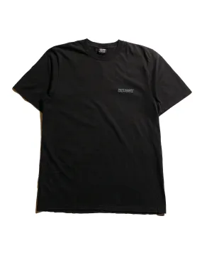 St??ssy Jumbo Pigment Dyed Tee Black Comfort Design Breathable Wearable
