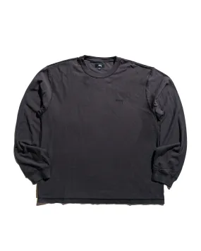 Stretch Fabric Technology short sleeved St??ssy Lazy LS Tee Vintage Black