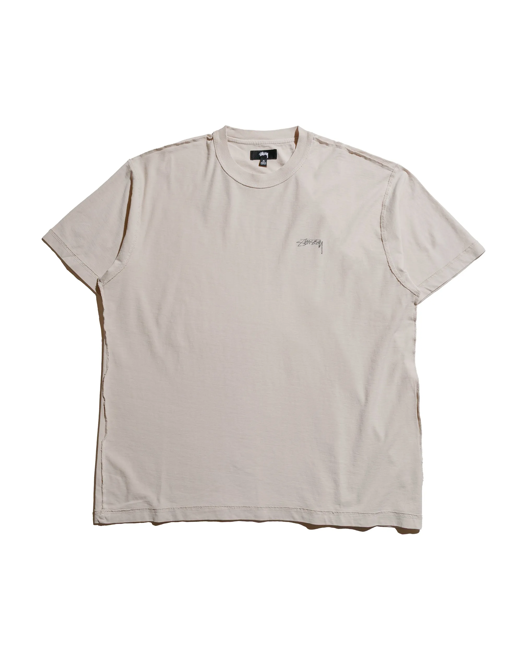 St??ssy Lazy Tee Bone Fashionable Look Casual Choice Wear