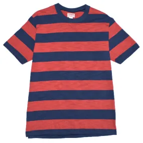 Comfy Fit Casual layering piece The Real McCoy's BC20007 Buco Stripe Tee S/S Red/Navy