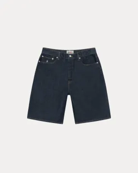Stussy "Big Ol' Short" M - Rinsed Indigo retro look