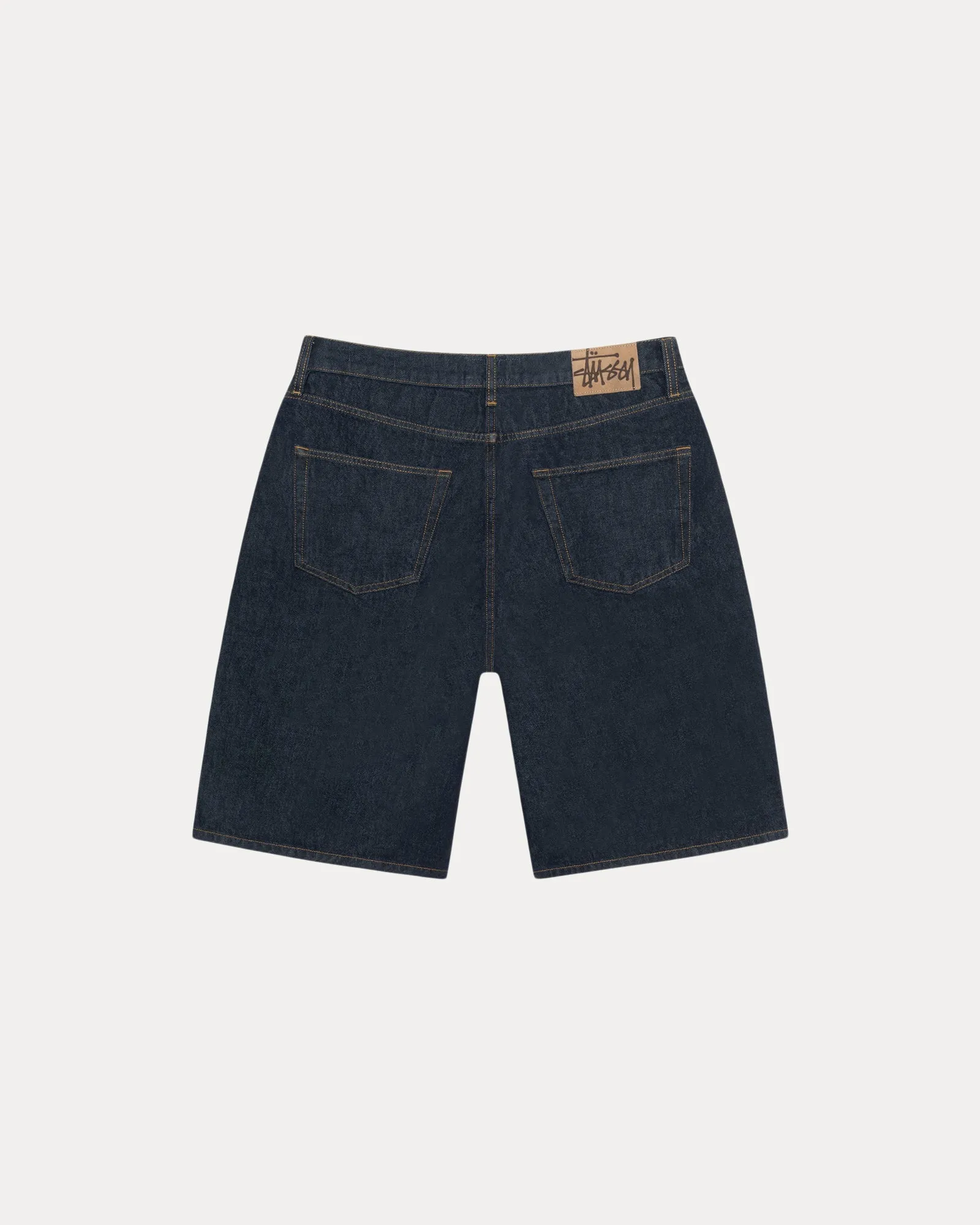 Stussy "Big Ol' Short" M - Rinsed Indigo Easy Wear