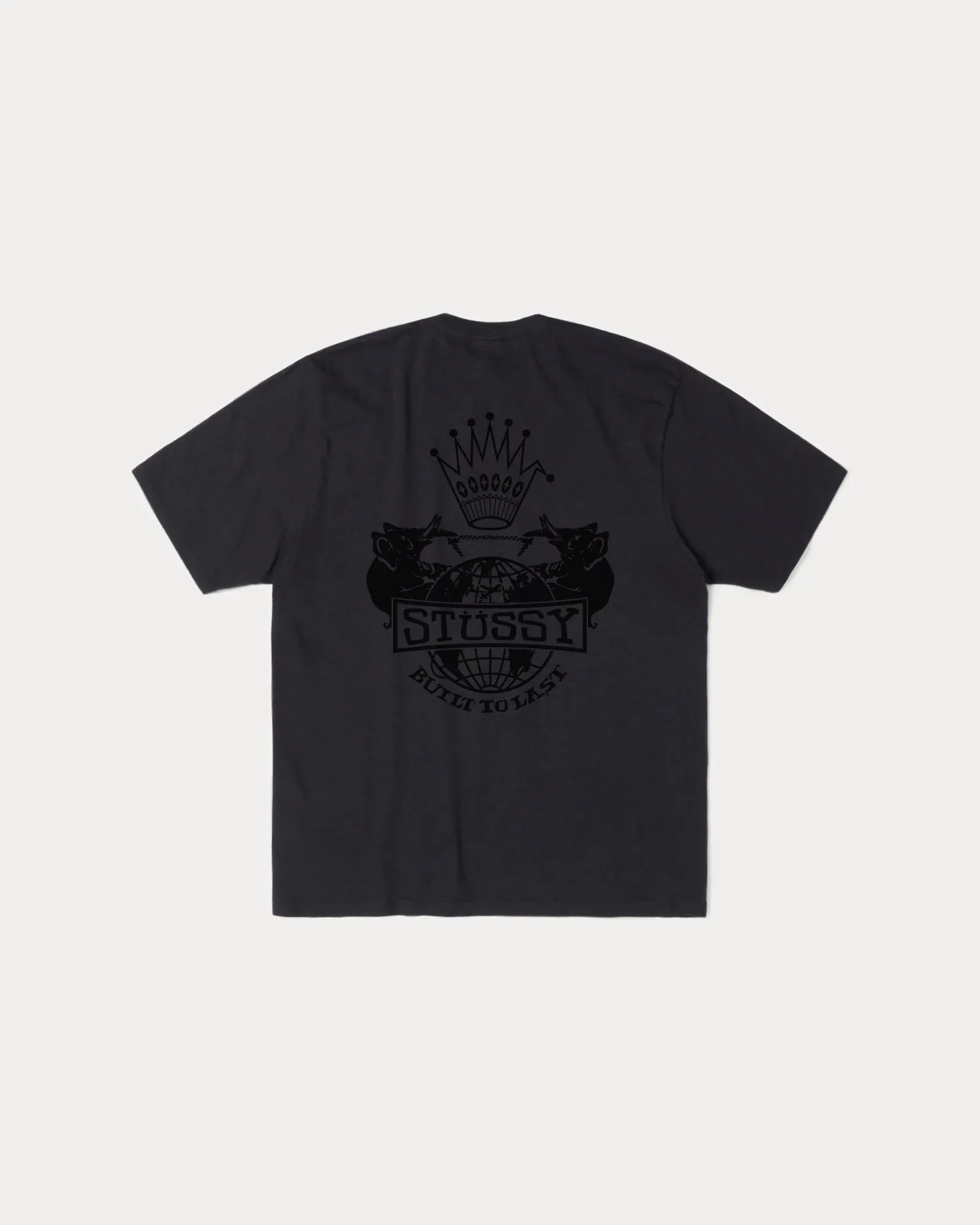 Professional Look Team Vibe Stussy "Built to Last Pig. Dyed Tee" M - Faded Black