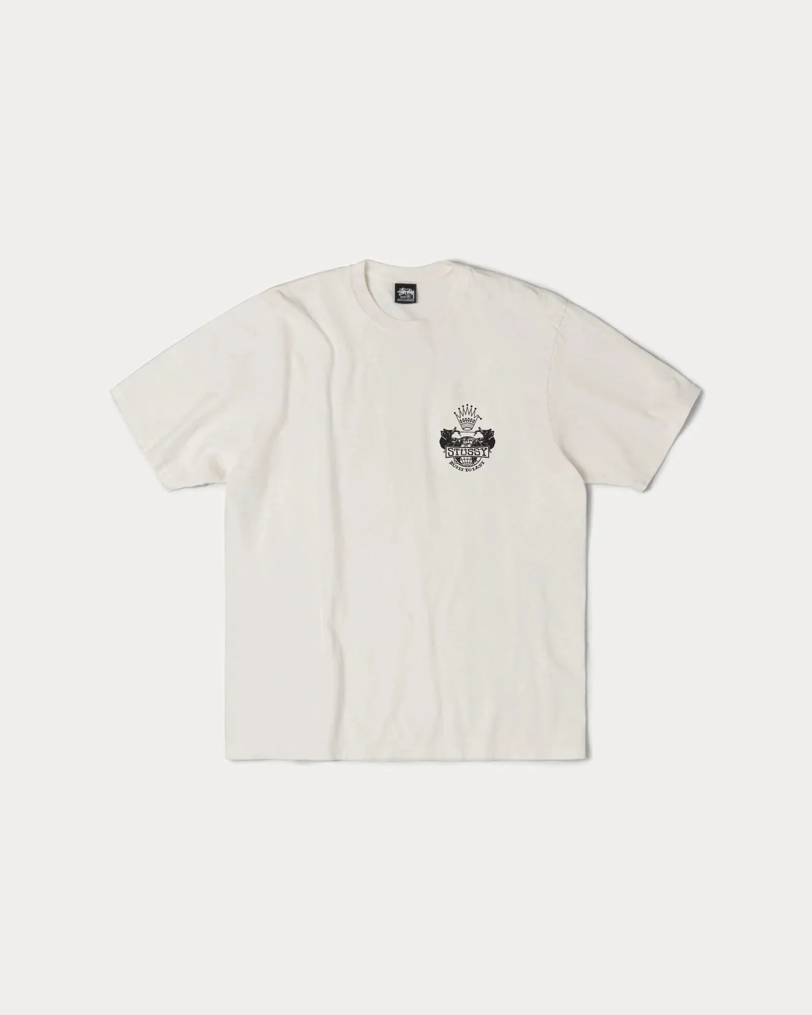 Opaque Core Stussy "Built to Last Pig. Dyed Tee" M - Natural