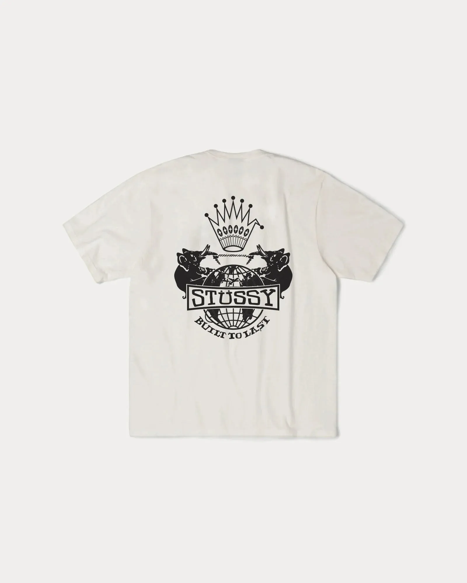 Stussy "Built to Last Pig. Dyed Tee" M - Natural Classic Jeans HypoallergenicMaterial
