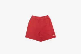 Stussy "Double Layer Jersey Short" M - Red Reflective accents Flexible Fabric Blend