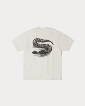 ZeroWasteProduction Stussy "Serpent Pig. Dyed Tee" M - Natural