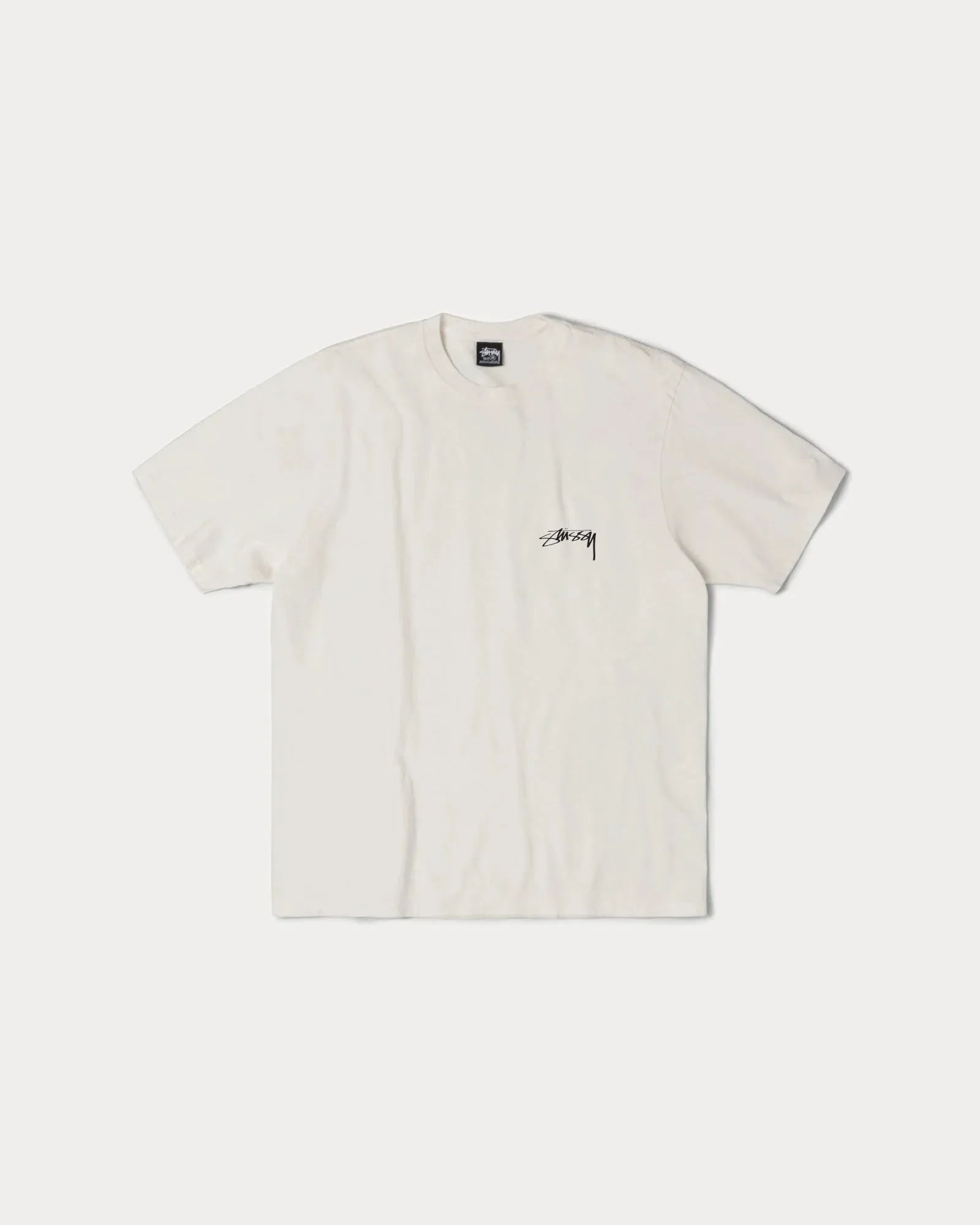 TaglessCollar Stussy "Serpent Pig. Dyed Tee" M - Natural