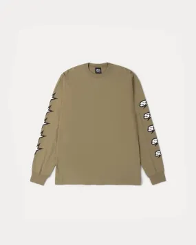 ThermalRegulating Fabric CompressionEnhanced Fit Stussy "Speedway LS Tee" M - Army