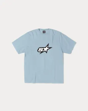 Thick Fiber Relaxed Blouse Stussy "Speedway Tee" M - Slate