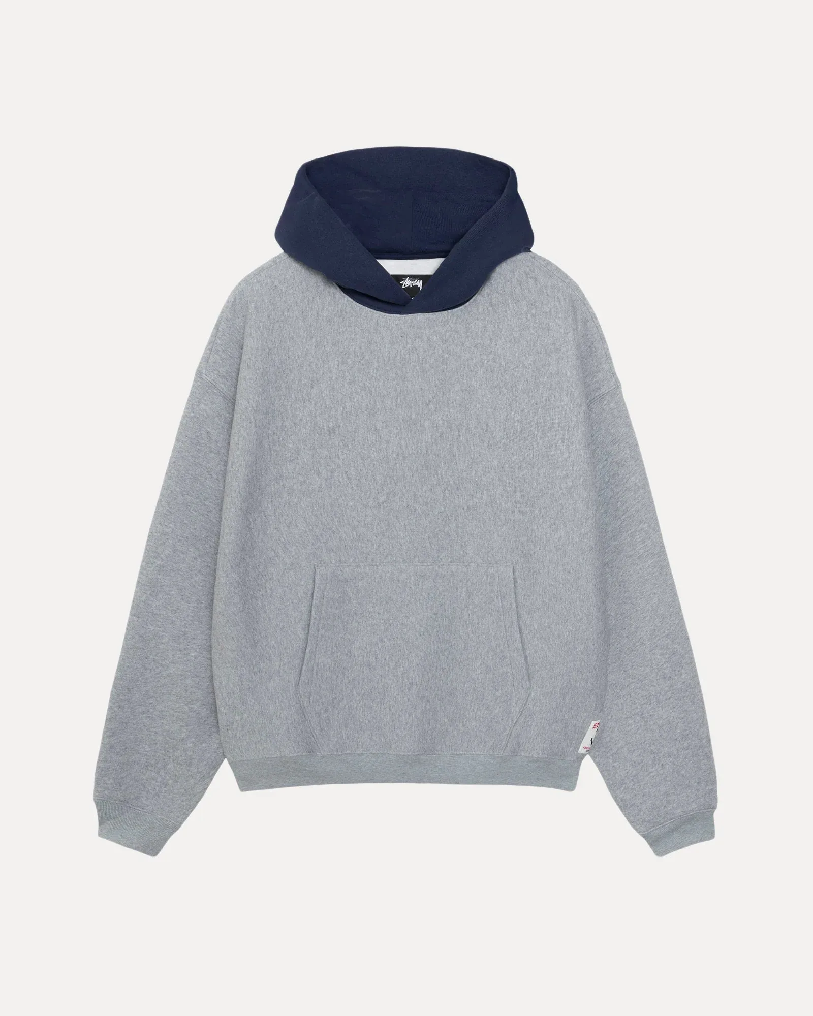 Evening Chic Stussy "Two Tone Hood" M - Grey Heather
