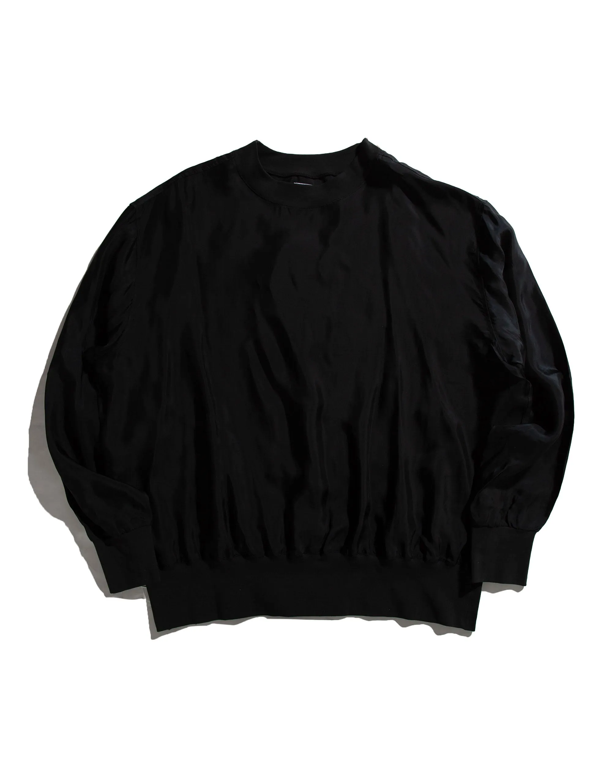 Lady White Co. Cupro Pullover Black Anti-pilling product cycling suitability