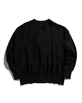 Lady White Co. Cupro Pullover Black Anti-pilling product cycling suitability