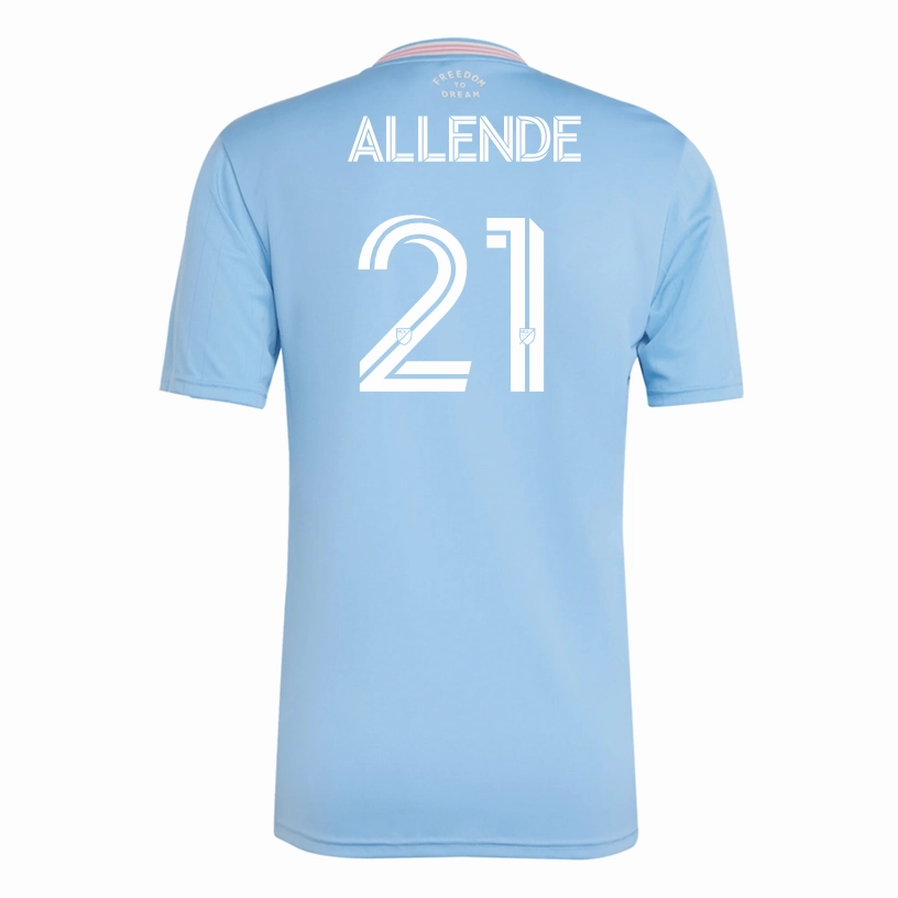 adidas Allende Originals Inter Miami CF 25/26 Third Jersey (Blue) High Visibility Details Aerobic Performance Fit