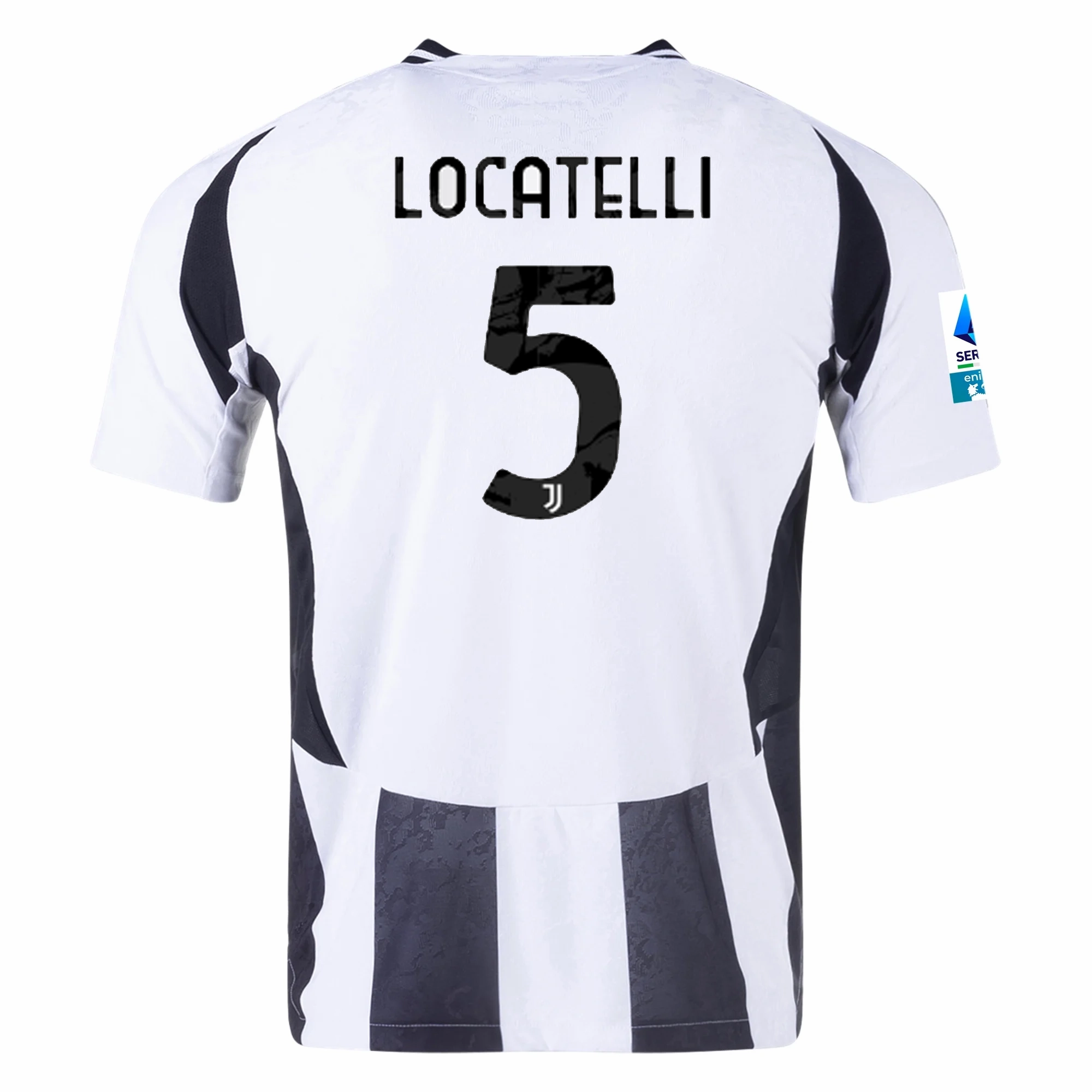 Speed Fit adidas Juventus Authentic Manuel Locatelli Home Jersey w/ Serie A Patch 24/25 (White/Black)