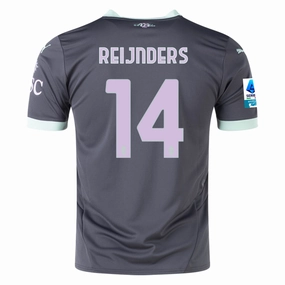 Street Ready Athletic Silicone Grip Puma AC Milan Tijjani Reijnders Third Jersey w/ Serie A Patch 24/25 (Shadow Gray/Fresh Mint)