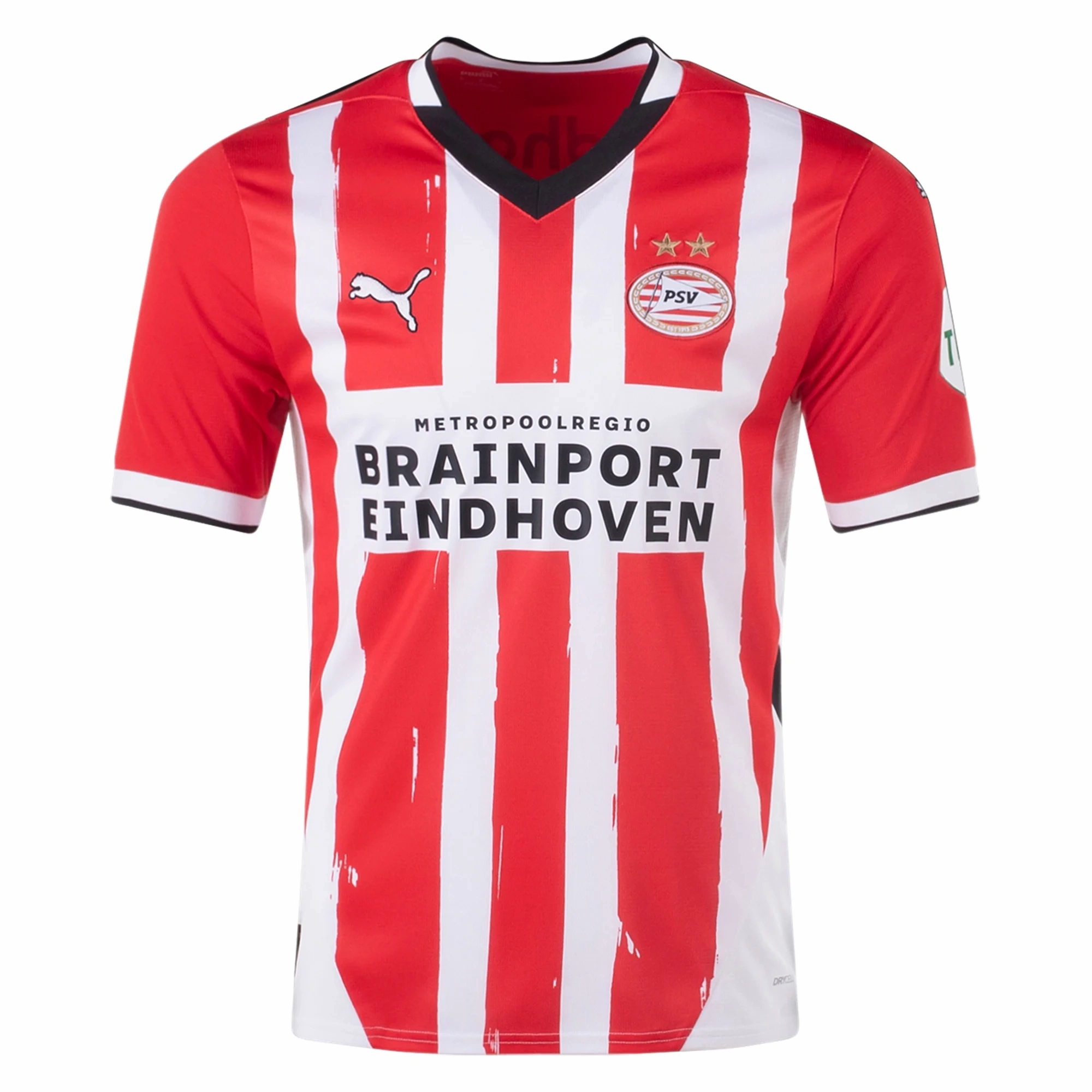 Puma PSV Eindhoven Home Jersey 24/25 (Puma Red/Puma White) Breathe Easy warm weather