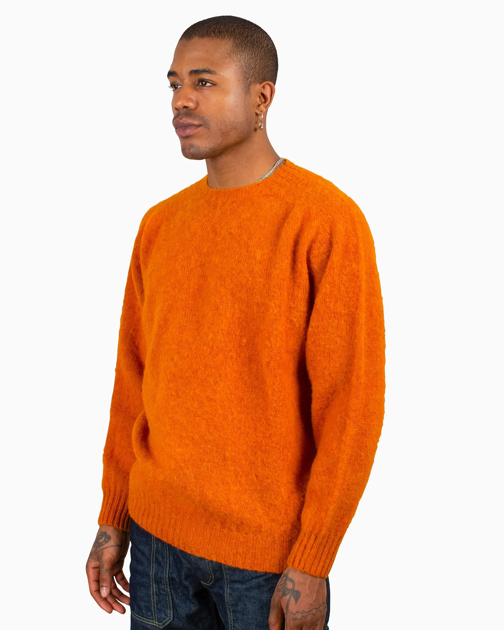 Lost & Found Shaggy Sweater Autumn Leaf Breathable fabric casual party