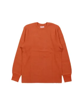 The Real McCoy's MC23115 Honeycomb Thermal Shirt Blood Red Personalized Home Relaxation