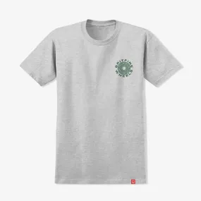 Classic 87 Swirl Tee (Ash/Green) Comfy All-Day Feminine Fit